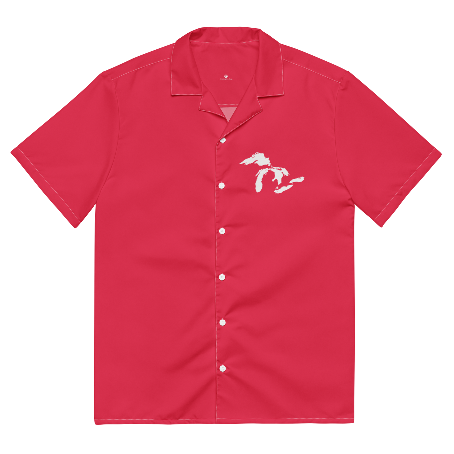 Great Lakes Button Shirt | Lighthouse Red