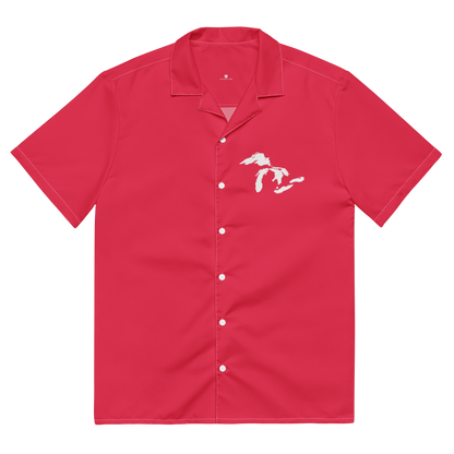 Great Lakes Button Shirt | Lighthouse Red