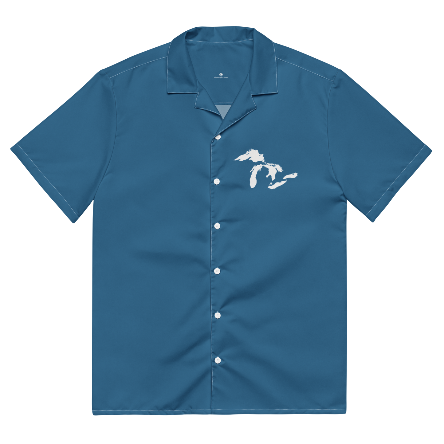 Great Lakes Button Shirt | Blueberry