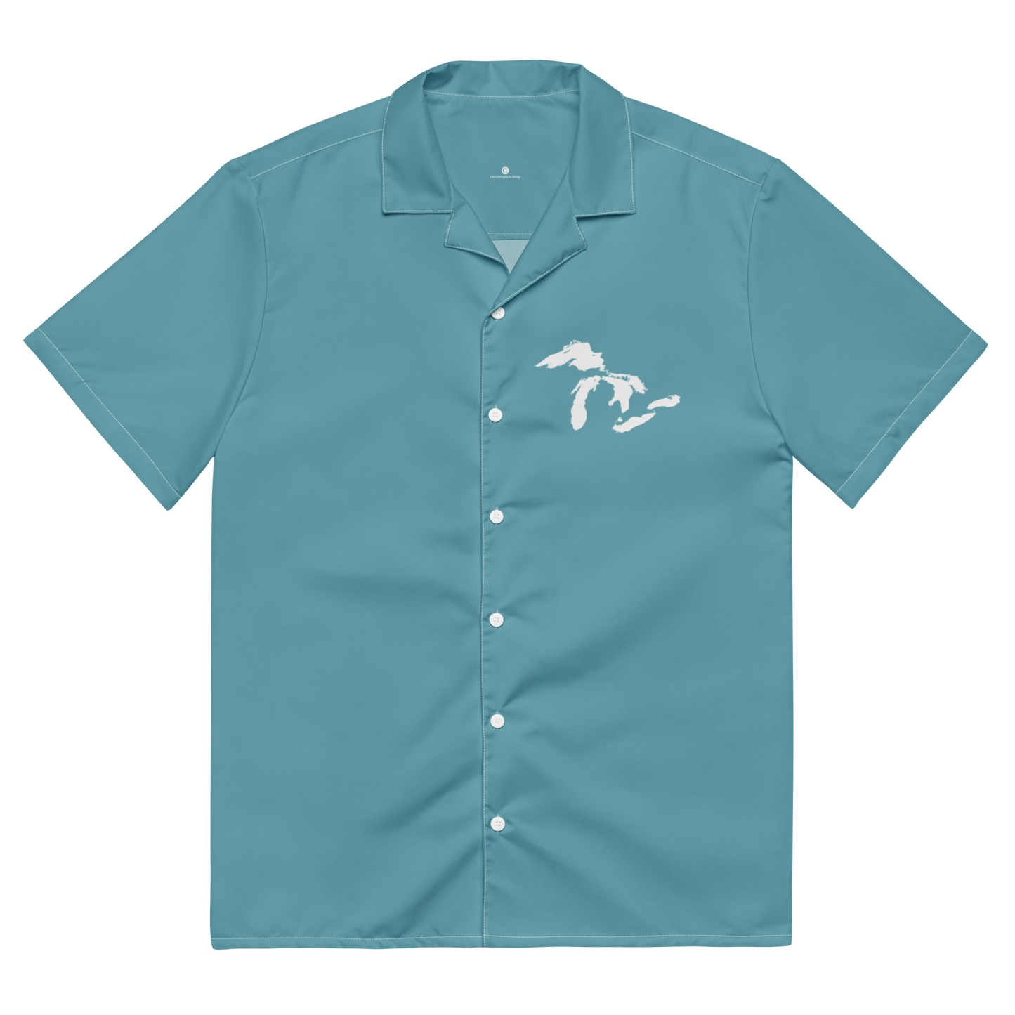 Great Lakes Button Shirt | Huron Blue