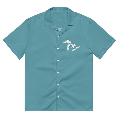 Great Lakes Button Shirt | Huron Blue