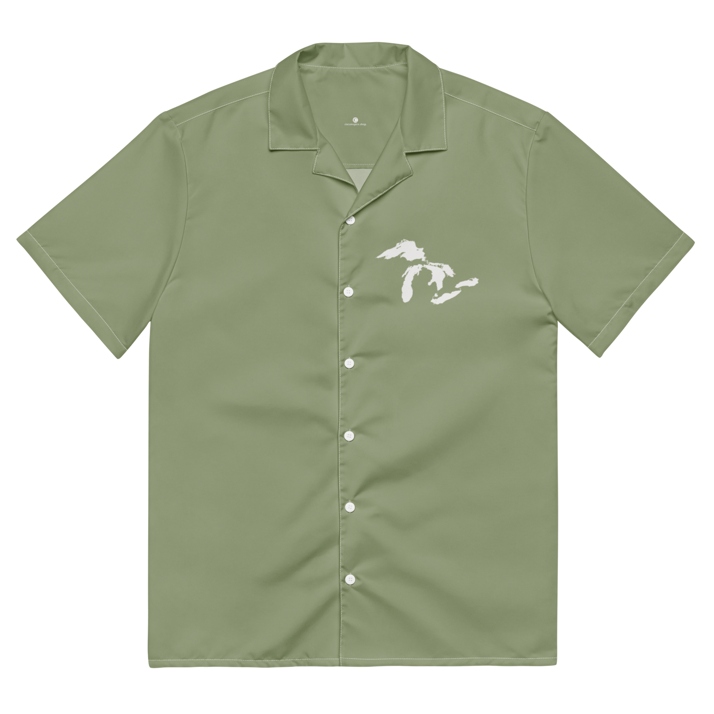 Great Lakes Button Shirt | Beachgrass Green