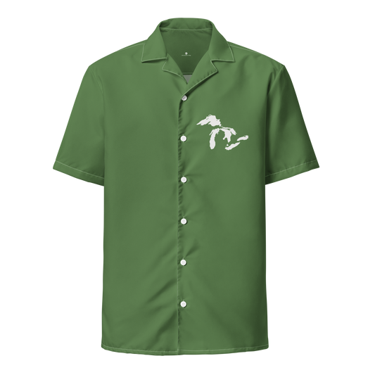 Great Lakes Button Shirt | Pine Green