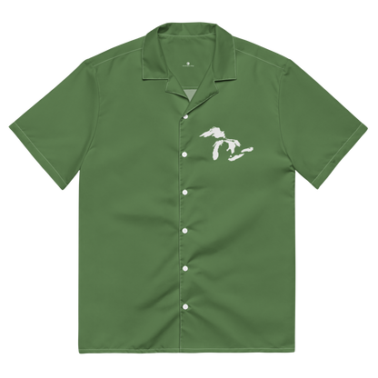 Great Lakes Button Shirt | Pine Green