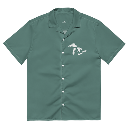 Great Lakes Button Shirt | Copper Green