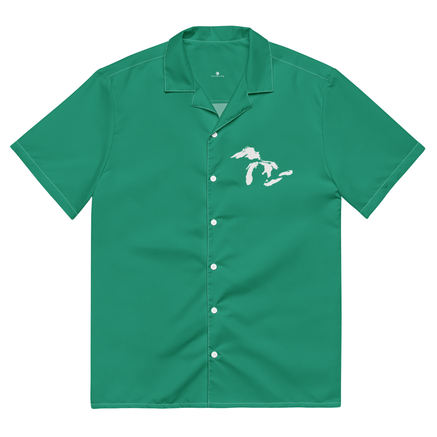 Great Lakes Button Shirt | Emerald Green