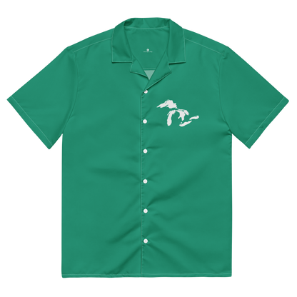 Great Lakes Button Shirt | Emerald Green