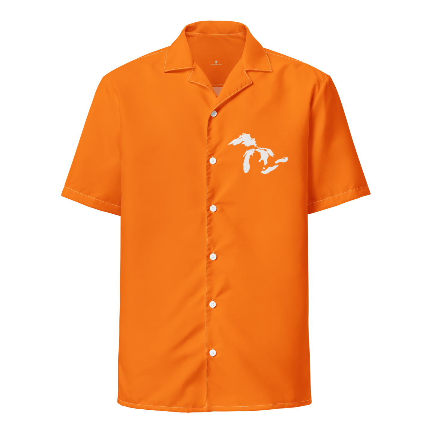 Great Lakes Button Shirt | Safety Orange