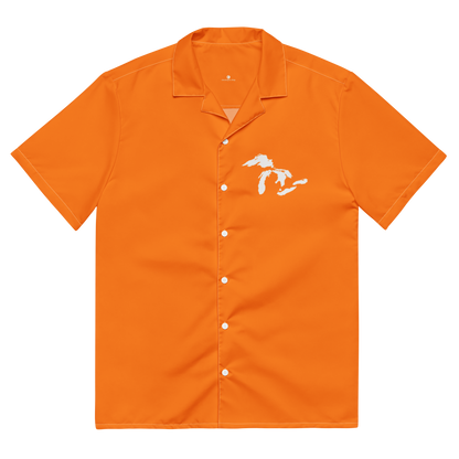 Great Lakes Button Shirt | Safety Orange