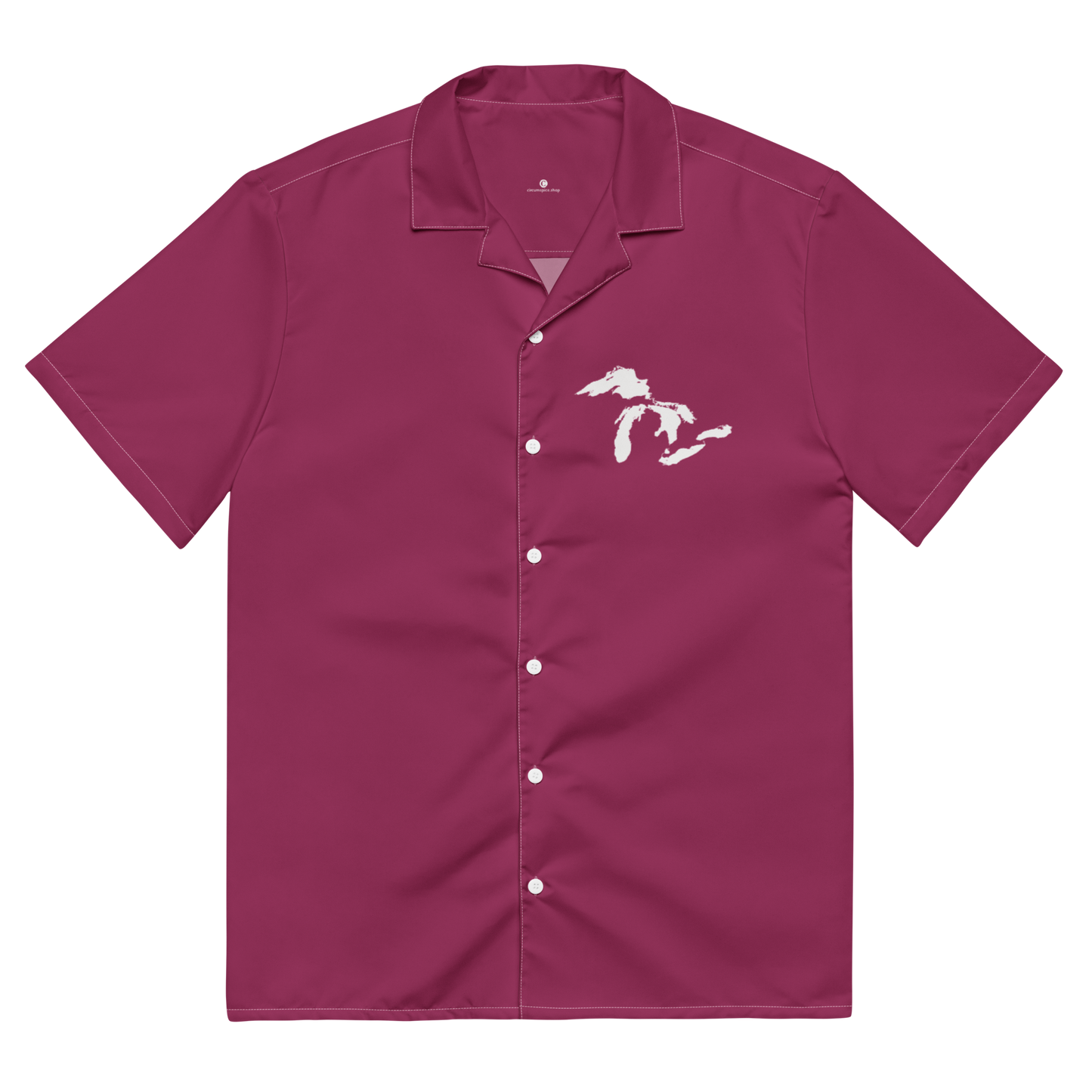 Great Lakes Button Shirt | Ruby Red