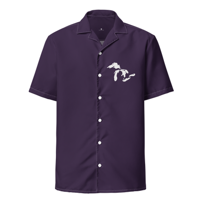 Great Lakes Button Shirt | Blackcurrant