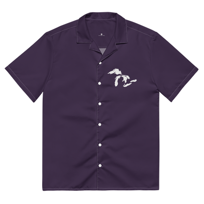 Great Lakes Button Shirt | Blackcurrant