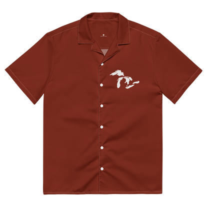 Great Lakes Button Shirt | Cherryland Red