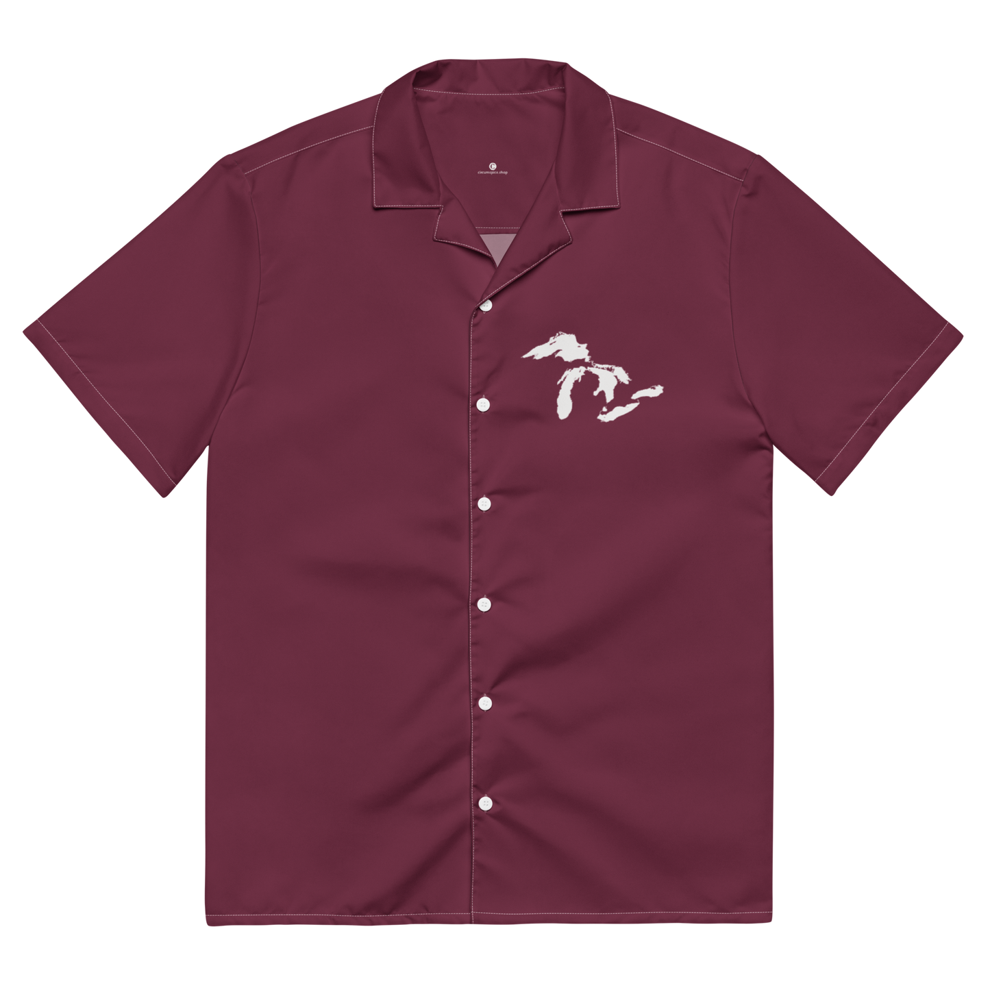 Great Lakes Button Shirt | Old Mission Burgundy