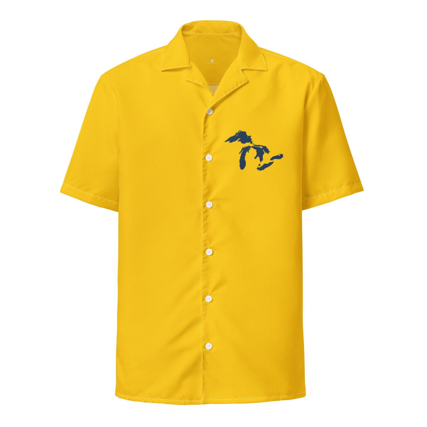 Great Lakes Button Shirt | Maize/Navy