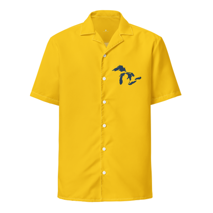 Great Lakes Button Shirt | Maize/Navy