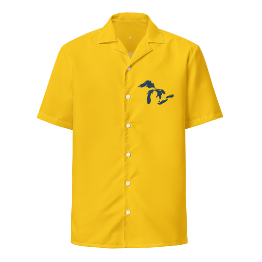 Great Lakes Button Shirt | Maize/Navy