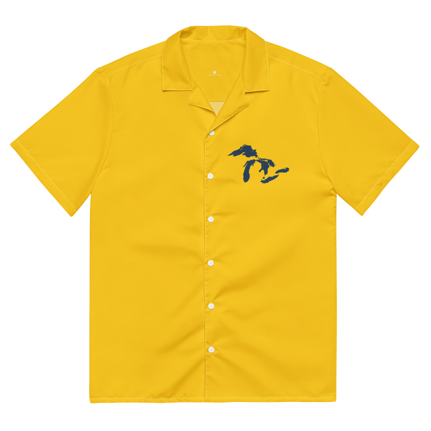 Great Lakes Button Shirt | Maize/Navy