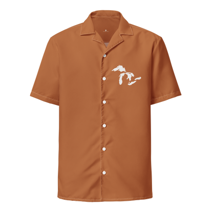 Great Lakes Button Shirt | Munising Orange