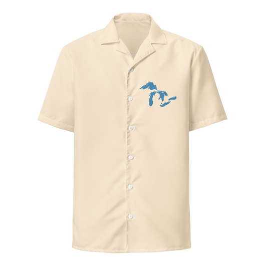 Great Lakes Button Shirt | Champagne White