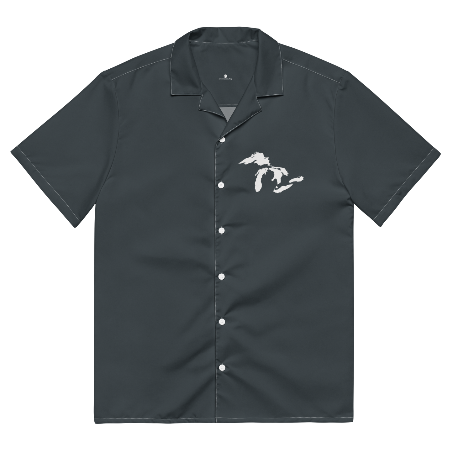 Great Lakes Button Shirt | Gunmetal Grey