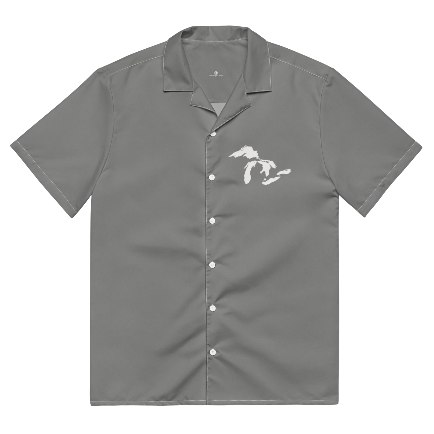 Great Lakes Button Shirt | Battleship Grey