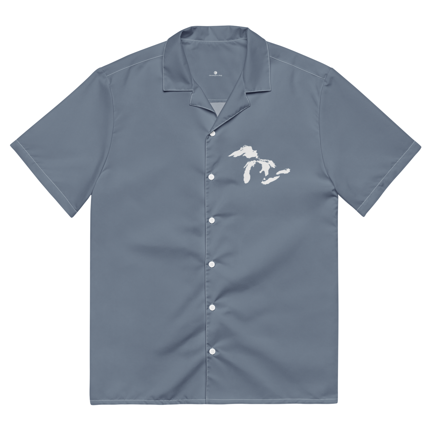 Great Lakes Button Shirt | Slate Grey