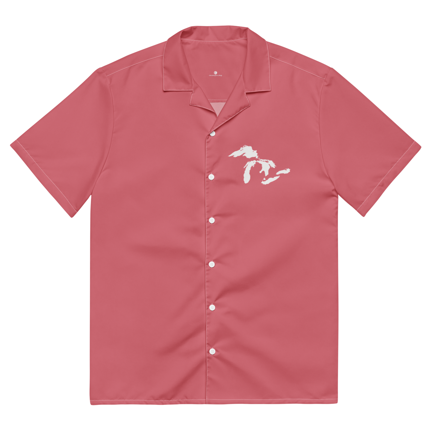 Great Lakes Button Shirt | Watermelon Pink