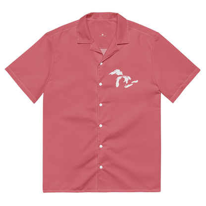 Great Lakes Button Shirt | Watermelon Pink