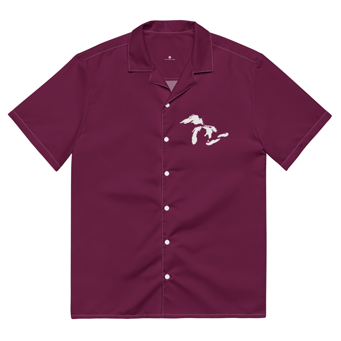 Great Lakes Button Shirt | Tyrian Purple