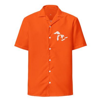 Great Lakes Button Shirt | Holland Orange