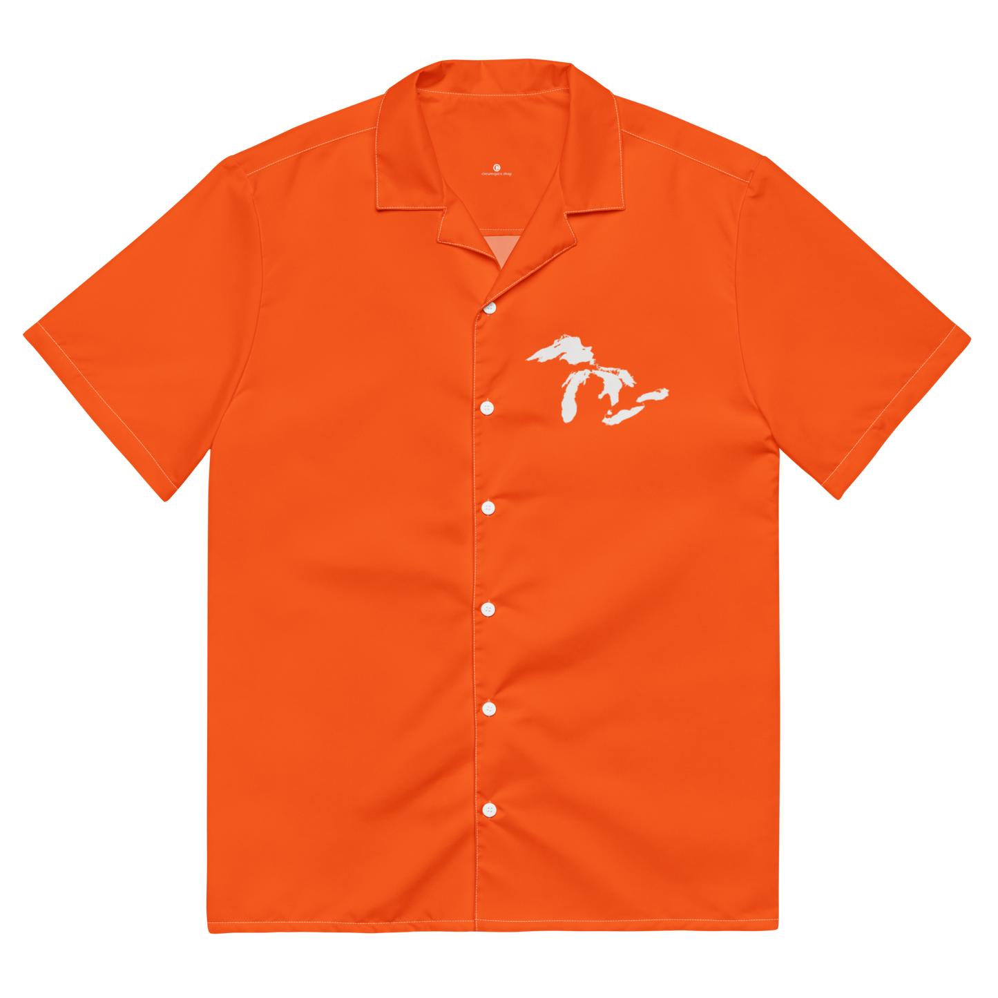 Great Lakes Button Shirt | Holland Orange