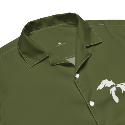 Great Lakes Button Shirt | Army Green