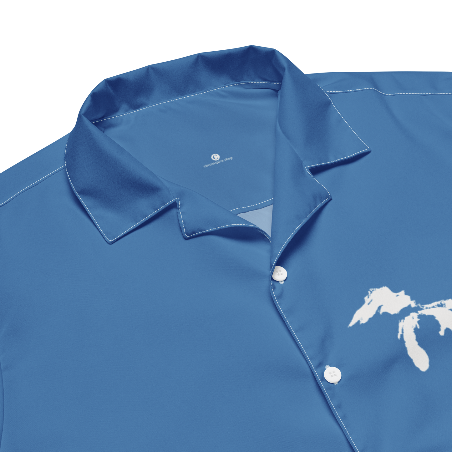 Great Lakes Button Shirt | Superior Blue