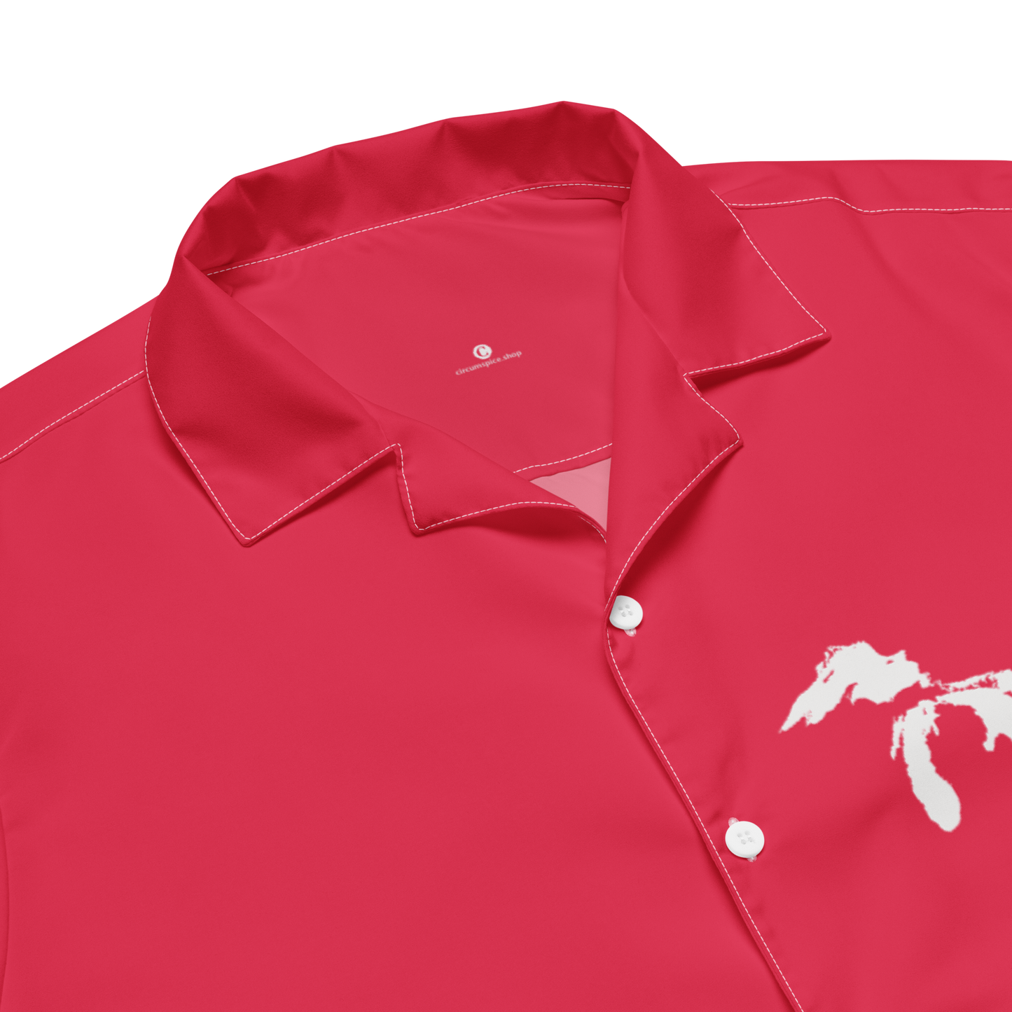 Great Lakes Button Shirt | Lighthouse Red