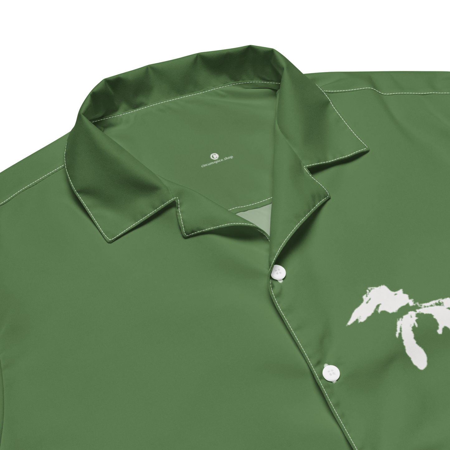 Great Lakes Button Shirt | Pine Green