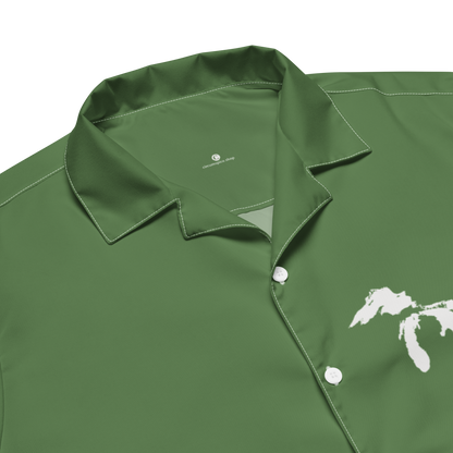 Great Lakes Button Shirt | Pine Green