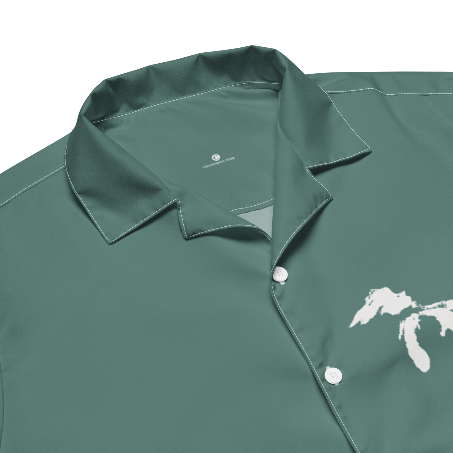 Great Lakes Button Shirt | Copper Green