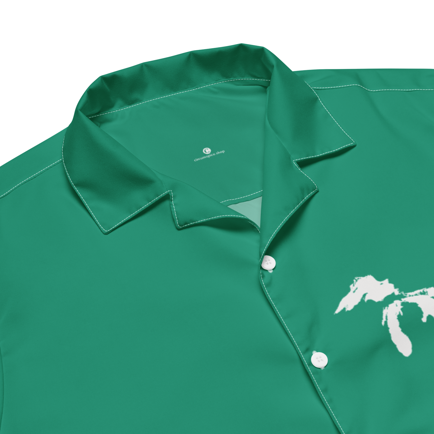 Great Lakes Button Shirt | Emerald Green