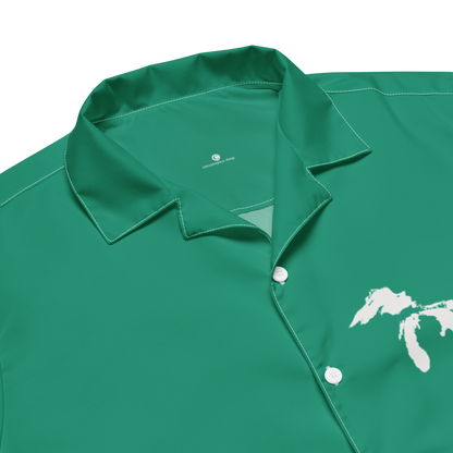 Great Lakes Button Shirt | Emerald Green