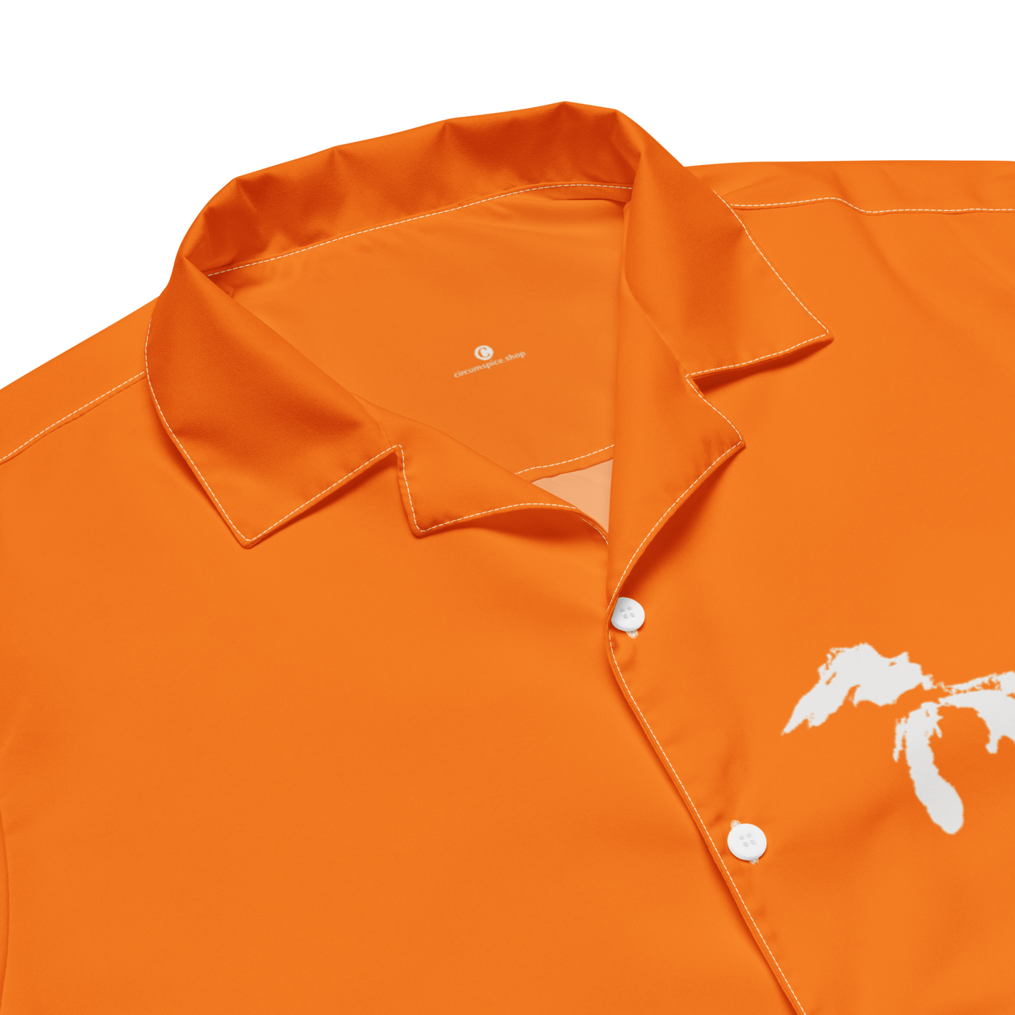 Great Lakes Button Shirt | Safety Orange