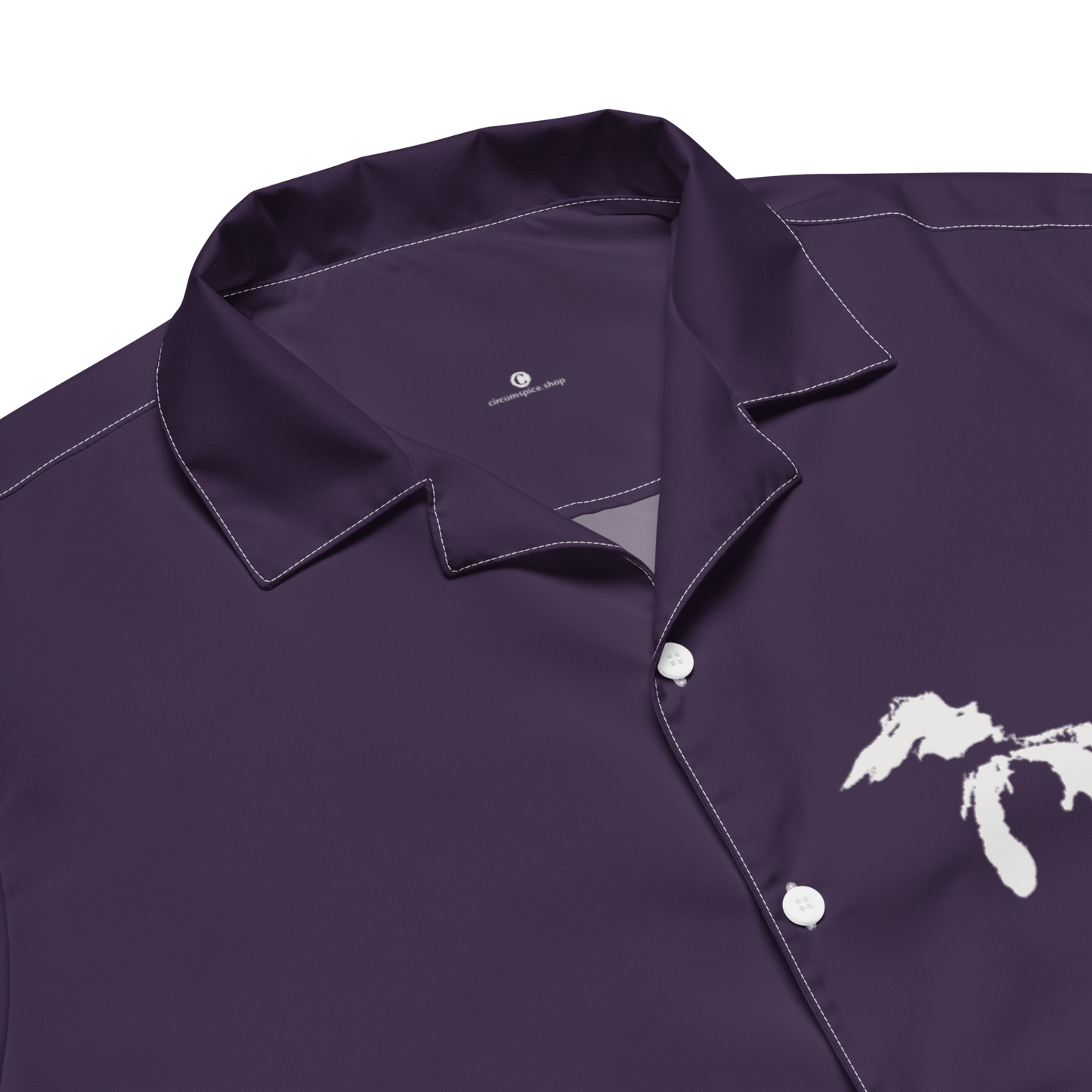 Great Lakes Button Shirt | Blackcurrant