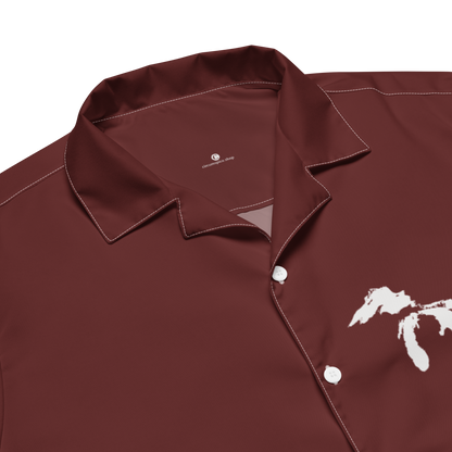 Great Lakes Button Shirt | Cherrywood Red