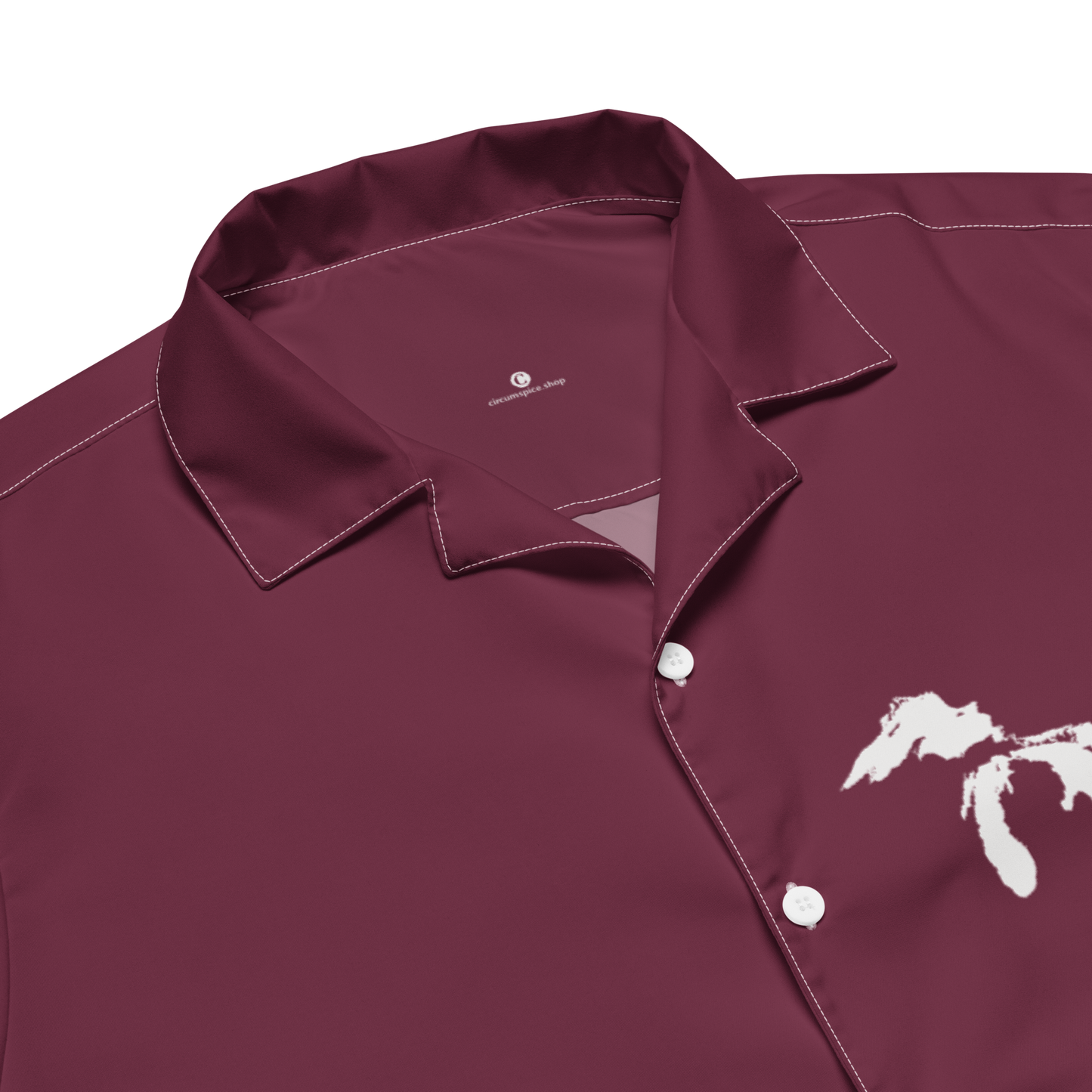 Great Lakes Button Shirt | Old Mission Burgundy