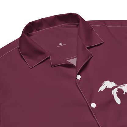 Great Lakes Button Shirt | Old Mission Burgundy