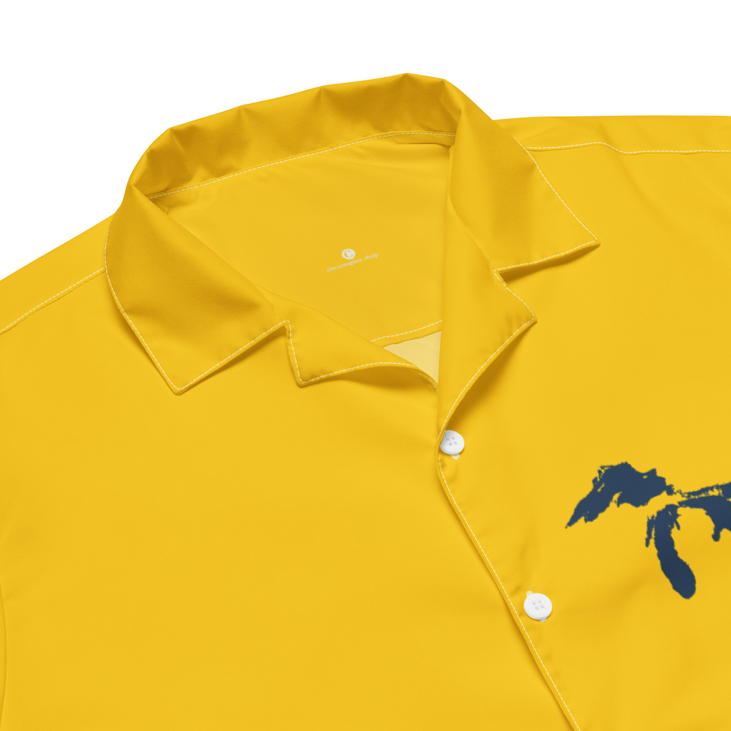 Great Lakes Button Shirt | Maize/Navy