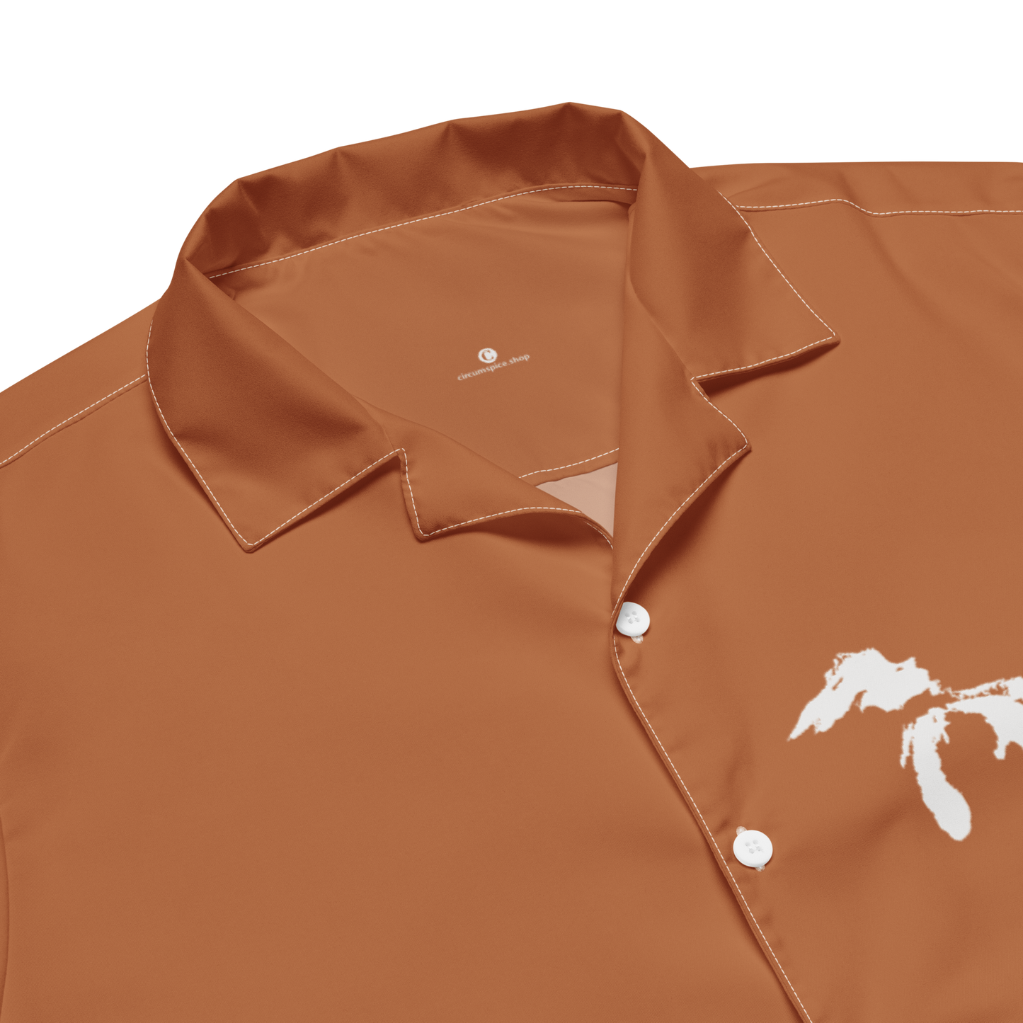 Great Lakes Button Shirt | Munising Orange