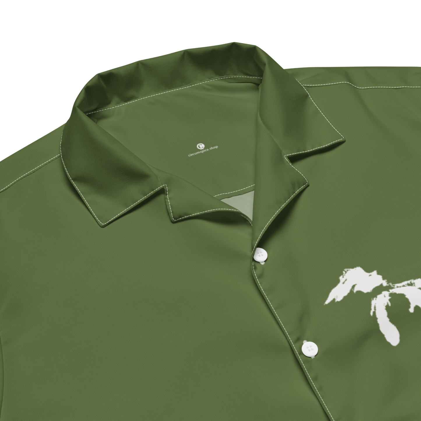 Great Lakes Button Shirt | Olive Green