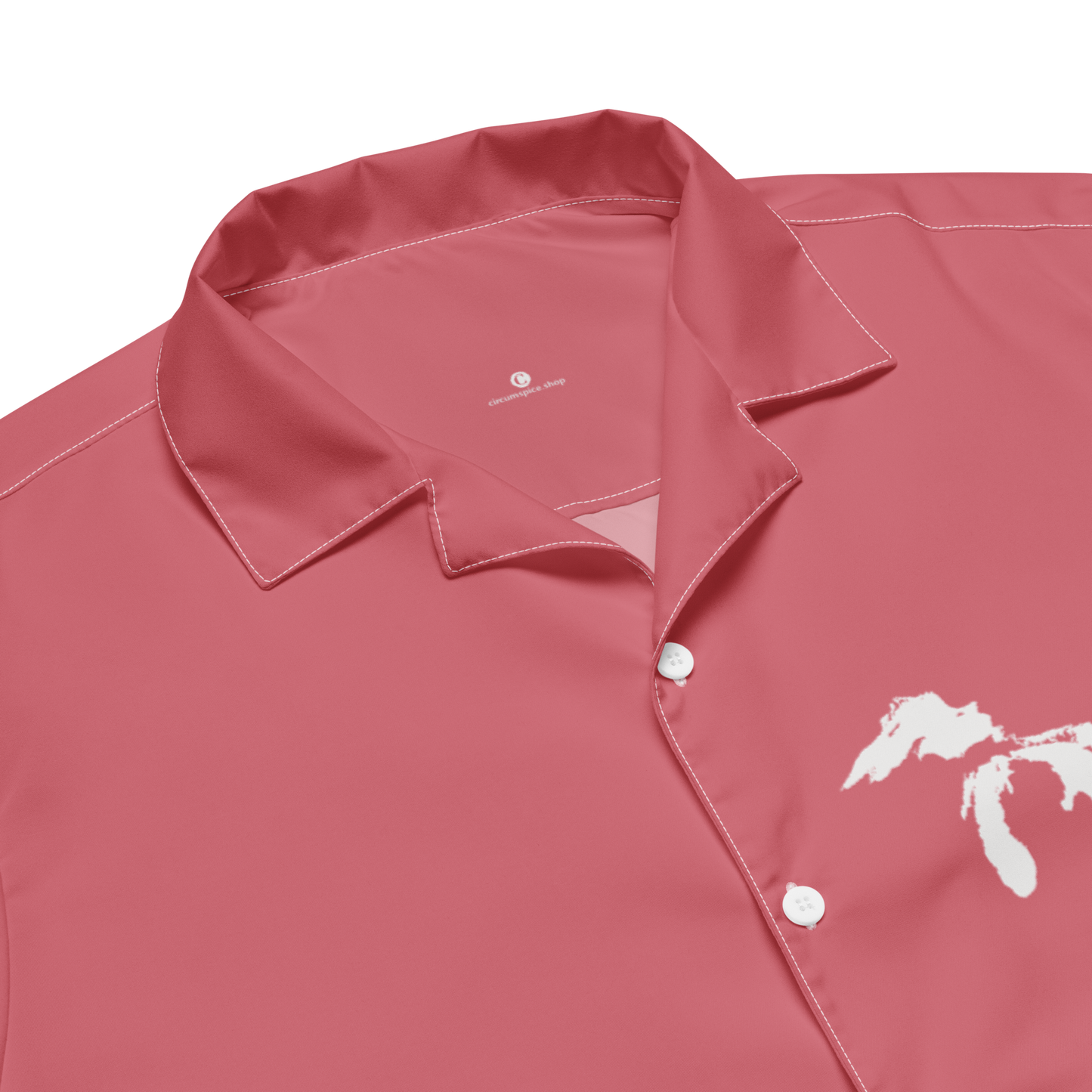 Great Lakes Button Shirt | Watermelon Pink