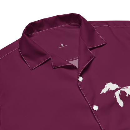 Great Lakes Button Shirt | Tyrian Purple